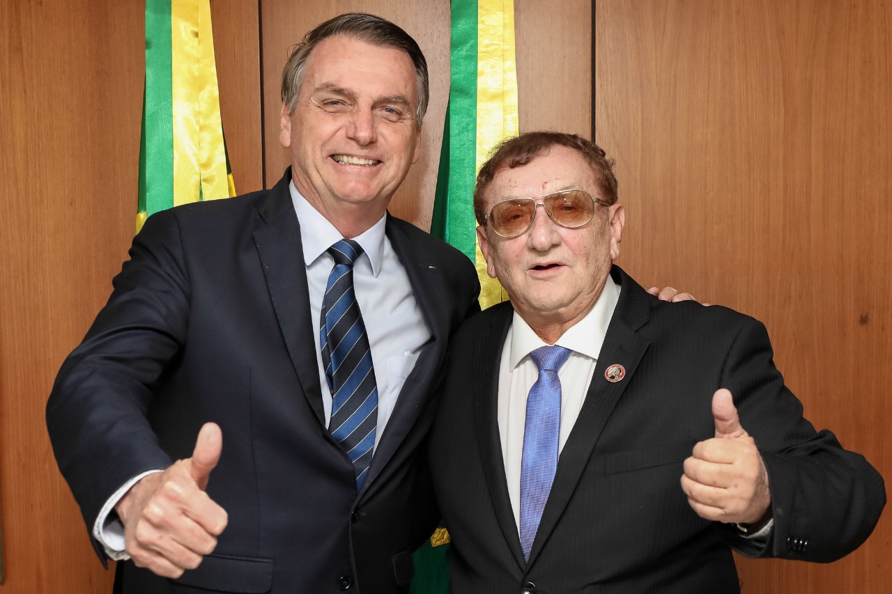 Presidente Bolsonaro e prefeito Mão Santa