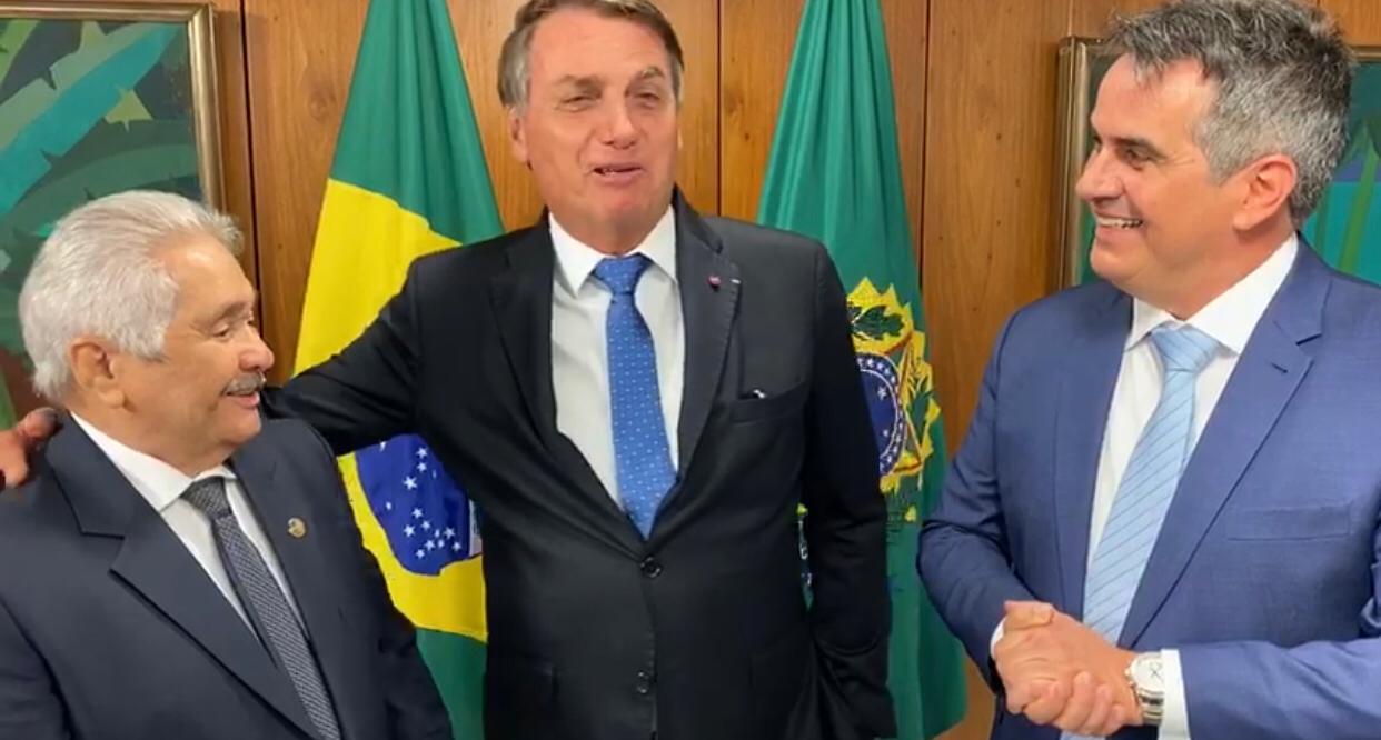 Jair Bolsonaro, Ciro Nogueira e Elmano Ferrér