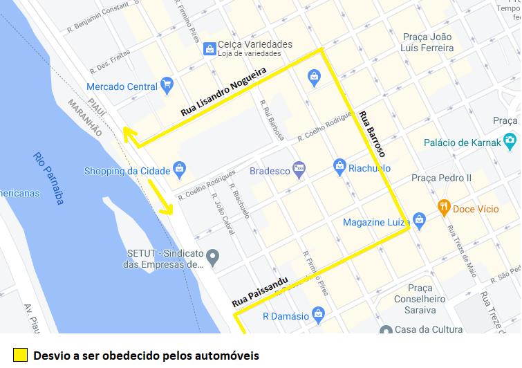 Avenida Maranhão fica interditada parcialmente durante o fim de semana