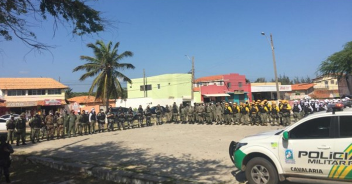 Operação Réveillon da Polícia Militar do Piauí, no litoral.