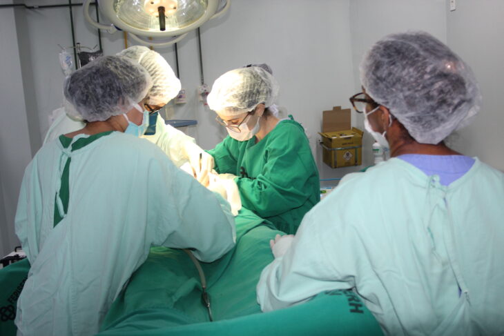 Equipe de captação de órgãos para transplantes do HGV.