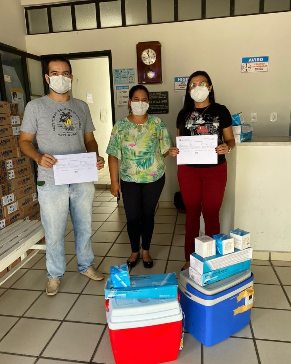 Cocal e Cocal dos Alves recebem doses da vacina contra a Covid-19