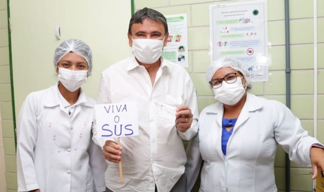 Wellington Dias receber a 1ª dose da vacina contra a Covid-19