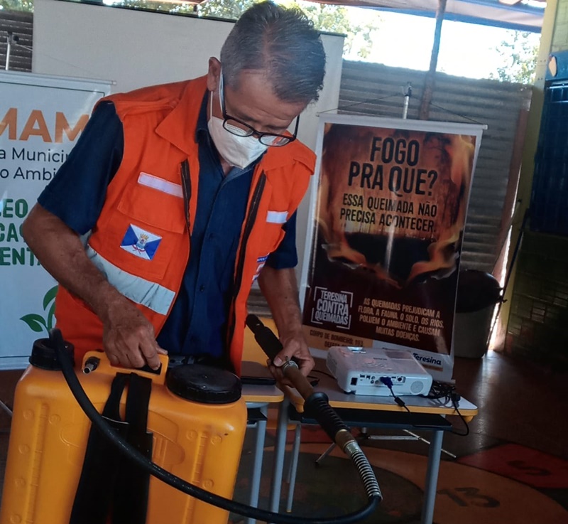 SEMAM realiza ações educativas contra queimadas na zona Rural de Teresina.