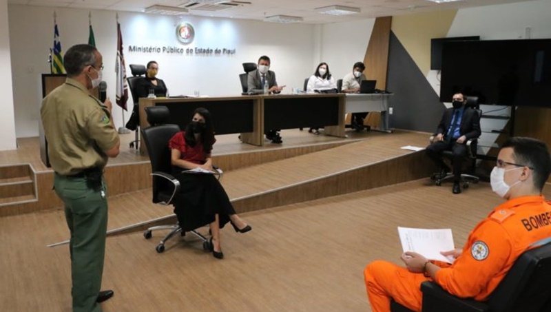 Audiência realizada na sede do Ministério Publico.