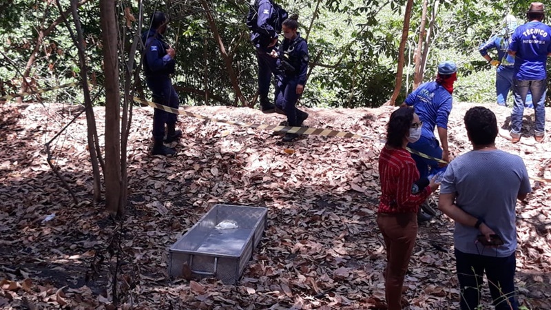Local onde o corpo do estudante foi encontrado na zona Leste.
