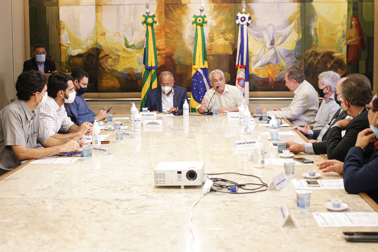 Reunião com o prefeito de Teresina e representantes