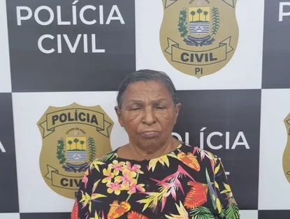 PM-PI prende idosa acusada de envolvimento em homicídio