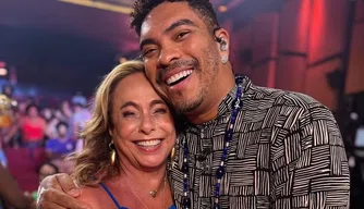 Cissa Guimarães e Denny Denan