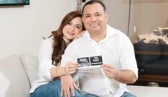 Secretária Josiene Campelo e deputado Evaldo Gomes