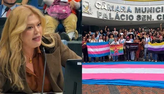 “Cosplay de Erika Hilton”, diz Samantha Cavalca sobre manifestantes na Câmara de Teresina