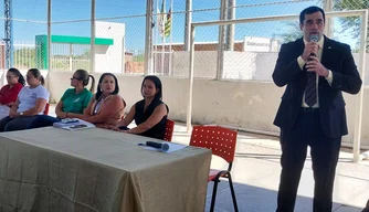 Ministério Público promove palestra sobre proteção a crianças em escola de Fronteiras