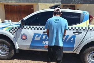 Suspeito de agredir companheira é conduzido à delegacia em Acauã