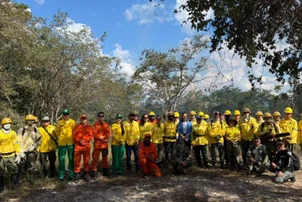 MP-PI acompanha queima prescrita no Parque Nacional de Sete Cidades