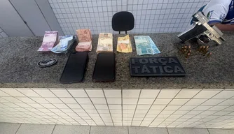 Materiais apreendidos